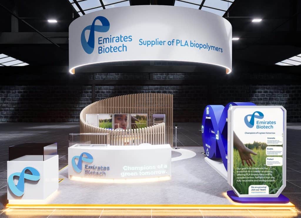 Emirates Biotech stand at Arab Plast 2025